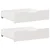 Ladice ispod kreveta 2 kom bijele 65x55x17 cm od borovine