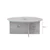 Hanah Home Klub sto Soleil, 90x40x90 cm, Braon