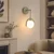 Opviq zidna lampa GEDIK-20445-B, 1 × E27, mint / zelena