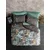 Clorasa - Mint Mint Anthracite Brown Satin Single XXL Posteljina