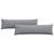 Jastučići za sofu 2 pcs Svijetlo siva 145 x 40 cm tkanina