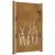 Vrtna vrata 100x125 cm Corten čelik dizajn trave