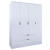Hanah Home Garderober Duru 4 Door 1600-017, 140x182x45 cm, Beli