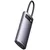 Hub 6in1 Baseus Metal Gleam Series, USB-C to 3x USB 3.0 + HDMI + USB-C PD + VGA