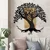 Wallity Zidna dekoracija Monument Tree, 89x3x90 cm, Crna