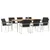 Vrtni set za objed 9 pcs