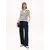 TOMMY HILFIGER Pulover nočno modra/bela