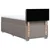 Vidaxl Box spring postelja z vzmetnico taupe 90x190 cm blago