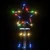 Božićno drvce sa šiljkom i 108 LED šarene žarulje 180 cm
