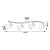 Rabalux Plafonska Spot lampa Soma, 4xE14, Crna