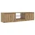 TV ormarić s LED svjetlima Artisan hrast 140x40x36 cm