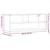TV ormarić boja dimljenog hrasta 100x31x39,5 cm konstruirano