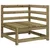 Kutne vrtne sofe 2 kom 70 x 70 x 67 cm od impregnirane borovine