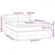 Greatstore Box spring postelja z vzmetnico črna 140x200 cm blago