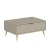 Hanah Home Klub sto Luxe 90x40x60cm Pesak