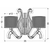 Ambrosia 3 Zidna Lampa 2X40W E14 12,3W Led Copper