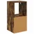 Noćni ormarić s ladicama 2 pcs Dimljeni hrast 35 x 32 x 68,5 cm