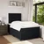 Vidaxl Box spring postelja z vzmetnico črna 120x190 cm žamet