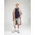 CAMP DAVID Majica  marine / safir / bela