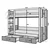 Pograd Arta - 80x180 cm - bel/antracit