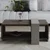 HANAH HOME Sto za dnevnu sobu Meleni Gordion Marble Grey