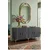 Hanah Home komoda Ilay 180, 180 cm, antracit / srebrna