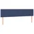 Vidaxl Box spring postelja z vzmetnico modra 180x200 cm blago
