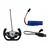 Lean-toys Aku. daljinsko voden tovornjak LED luči 27MHZ moder 60cm