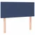 vidaXL vidaXL Box spring postelja z vzmetnico LED modra 120x190 cm blago, (21128268)