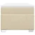 Vidaxl Box spring postelja z vzmetnico krem 90x190 cm blago