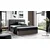 Boxspring postelja Wood 2 - 180x200 cm - temni hrast