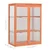 Vidaxl Rastlinjak iz lesa 75x47x109 cm