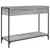 Konzolni stol siva boja hrasta 100x34,5x75 cm konstruirano drvo