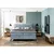 Esposa BOXSPRING POSTELJA 160 cm  x 200 cm , tekstil svetlo modra