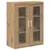 Highboard s ladicama Umjetnički hrast 69,5 x 34 x 180 cm