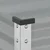 Vrtna sadilica siva 100x45x90 cm čelična