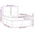 Krevet box spring s madracem LED tamnosivi 140x200 cm baršun