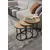 Hanah Home set od 3 pomoćna stola Milas 3, crni / bor