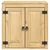 Cabinet SKI Medeno Smeđa 60 x 32 x 60 cm Čvrsto borovo drvo
