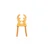 Hanah Home Deer Chair Stolica za decu, Bež