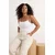 Trendyol Curve Ženska majica TBBSS26CV00008, Bela