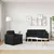 Set sofe 2 pcs Crna 158 x 78 x 80 cm Baršun