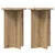 Stalak za biljke 2 pcs Hrast artisan O40 x 60 cm