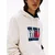 Tommy Jeans Majica marine/rdeča/bela/volneno bela