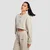 GymBeam Women‘s Aura Cropped Sweatshirt Grey