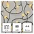LED spoljašnji lanac 80xLED/3xAA 6,1m IP44 topla bela