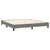Vidaxl Box spring postelja z vzmetnico LED temno siva 160x200 cm blago
