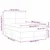 Vidaxl LED Box Spring Postelja Svetlo siva in bela. 140 x 190 cm