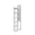 Aberto Design Podna lampa Moda Dor , 135 cm, E27, Bela