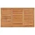 Vrtni blagovaonski stol 140 x 80 x 77 cm od masivne tikovine